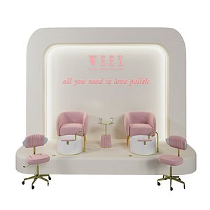 Pedicure beauty salon 2 3D model