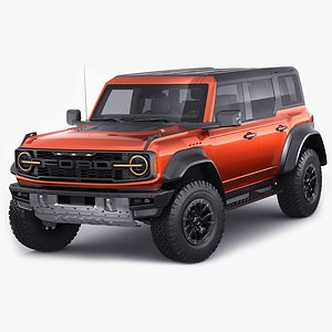 3D Ford Bronco Raptor 2022 model