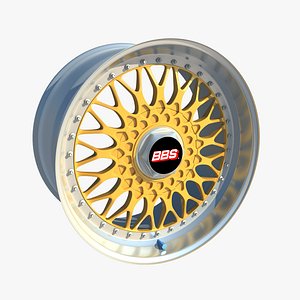 3d model wheel bbs rs