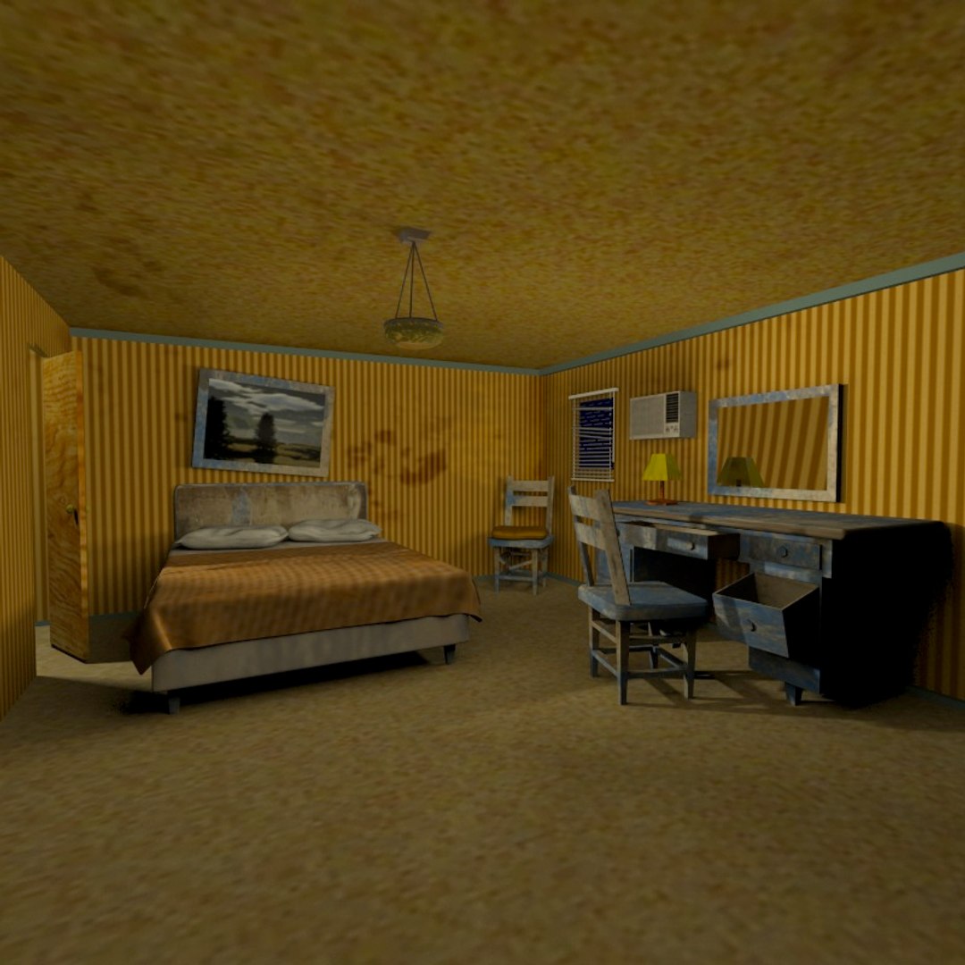 Sleazy Motel 3d Obj