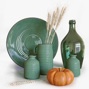 3D model rye pumpkin