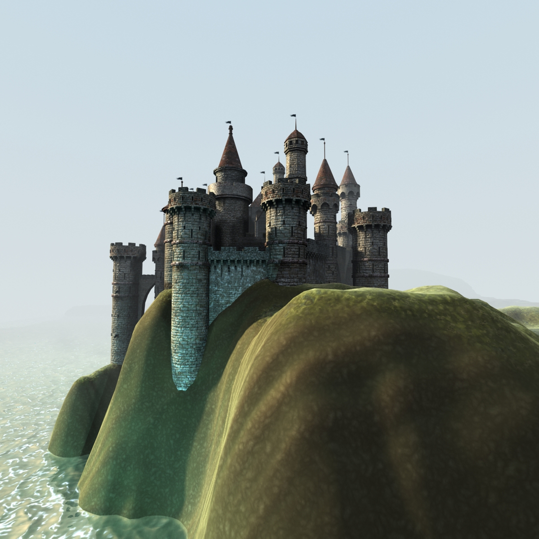 3d Model Castle Environment
