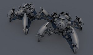 3D spider tank m-04