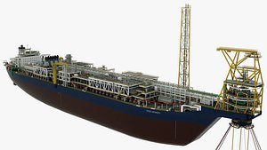 offshore support vessel mondo 3D model