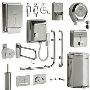 Accessories Public Toilet 02