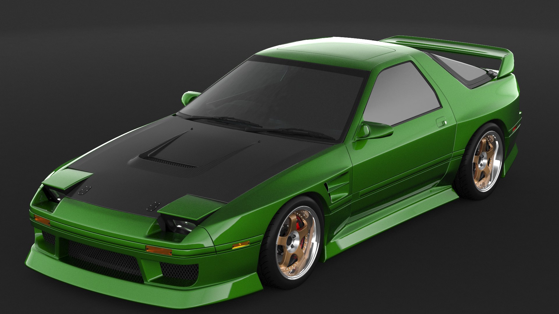 3D Model Mazda Rx-7 FC3S - TurboSquid 2147265