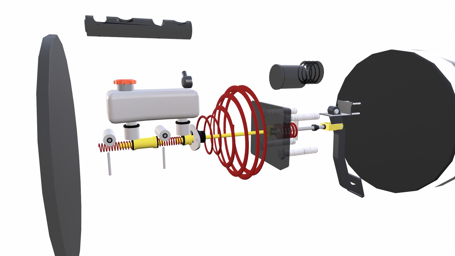 Breaking System 3D Model - TurboSquid 2392962
