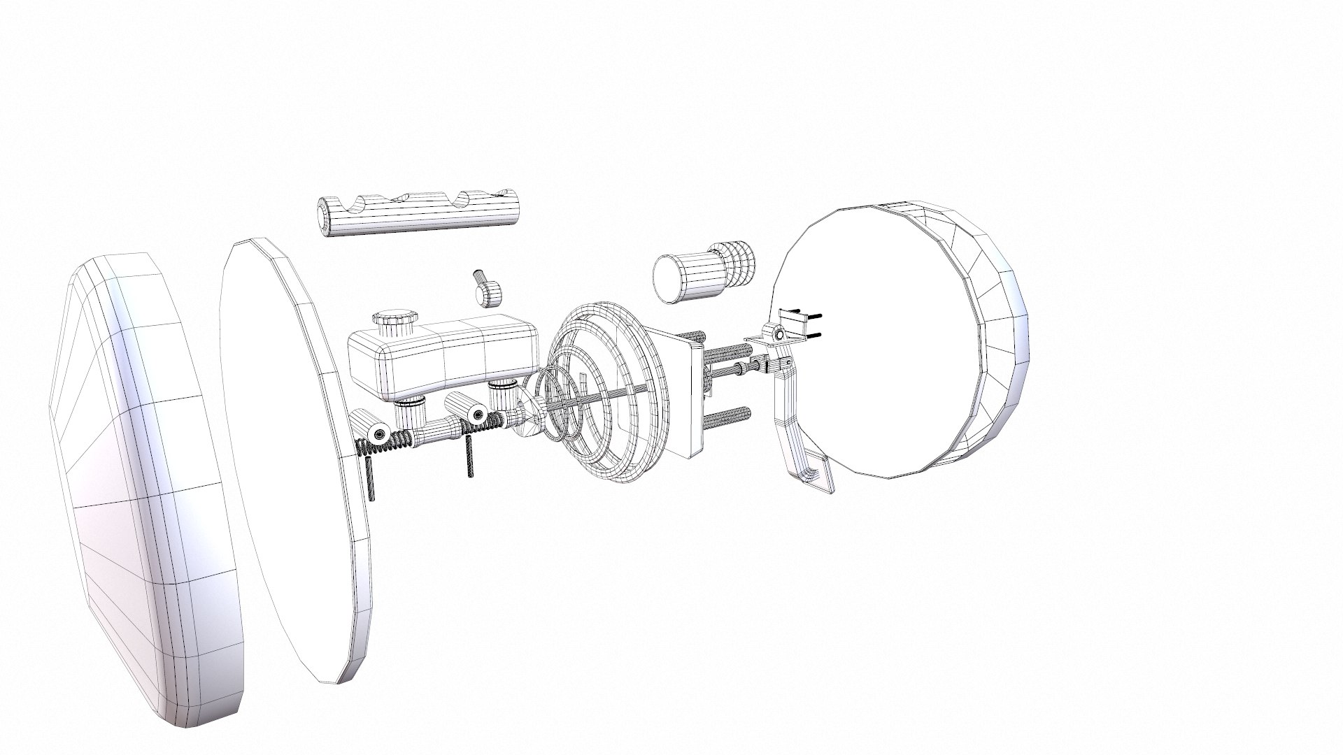 Breaking System 3D Model - TurboSquid 2392962