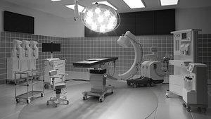 3D operating room surgery
