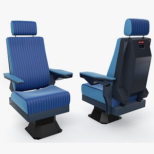 3D Pilot Chair model