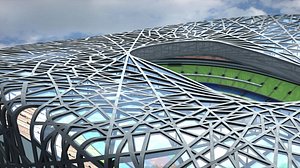 3d model beijing national stadium bird s
