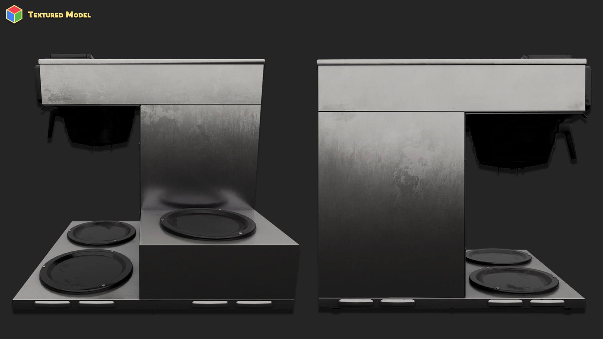 3D Coffee Maker And Pot Assets - TurboSquid 2232578