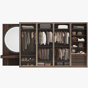 Wardrobe with filling 53 3D model