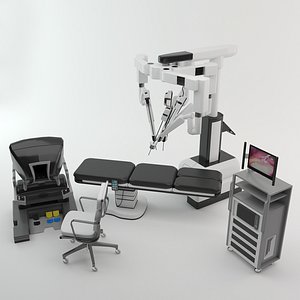 3D Surgical Robot Equipment model