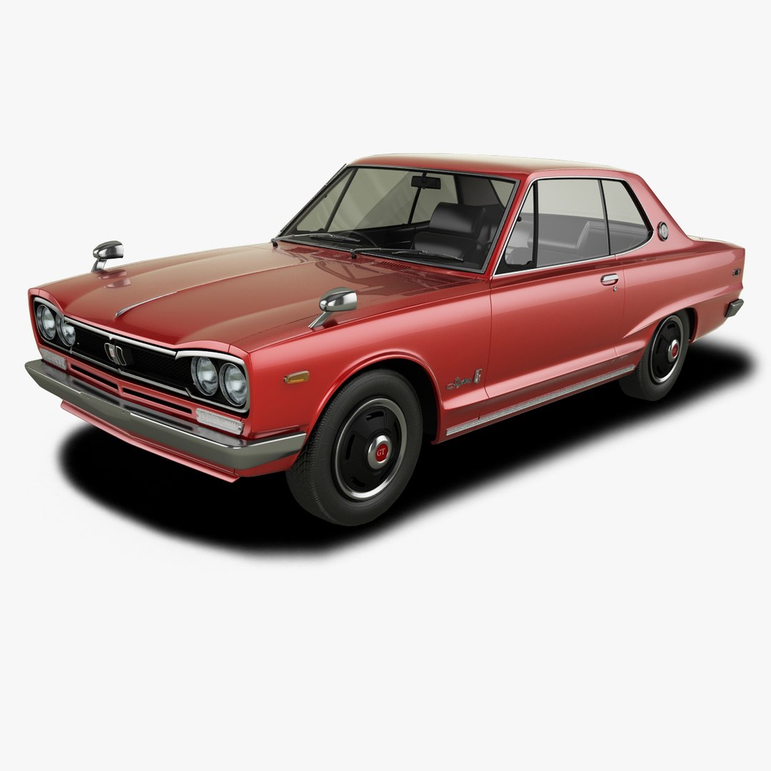 Nissan Skyline 2000gt Coupe Kgc10 3d Model Turbosquid 2066632