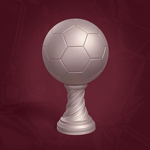 Soccer Football Trophy -- Ready for 3D Printing