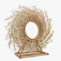 Rattan Beach Throne Chair  for Instagram Photo