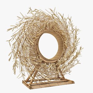 Rattan Beach Throne Chair for Instagram Photo