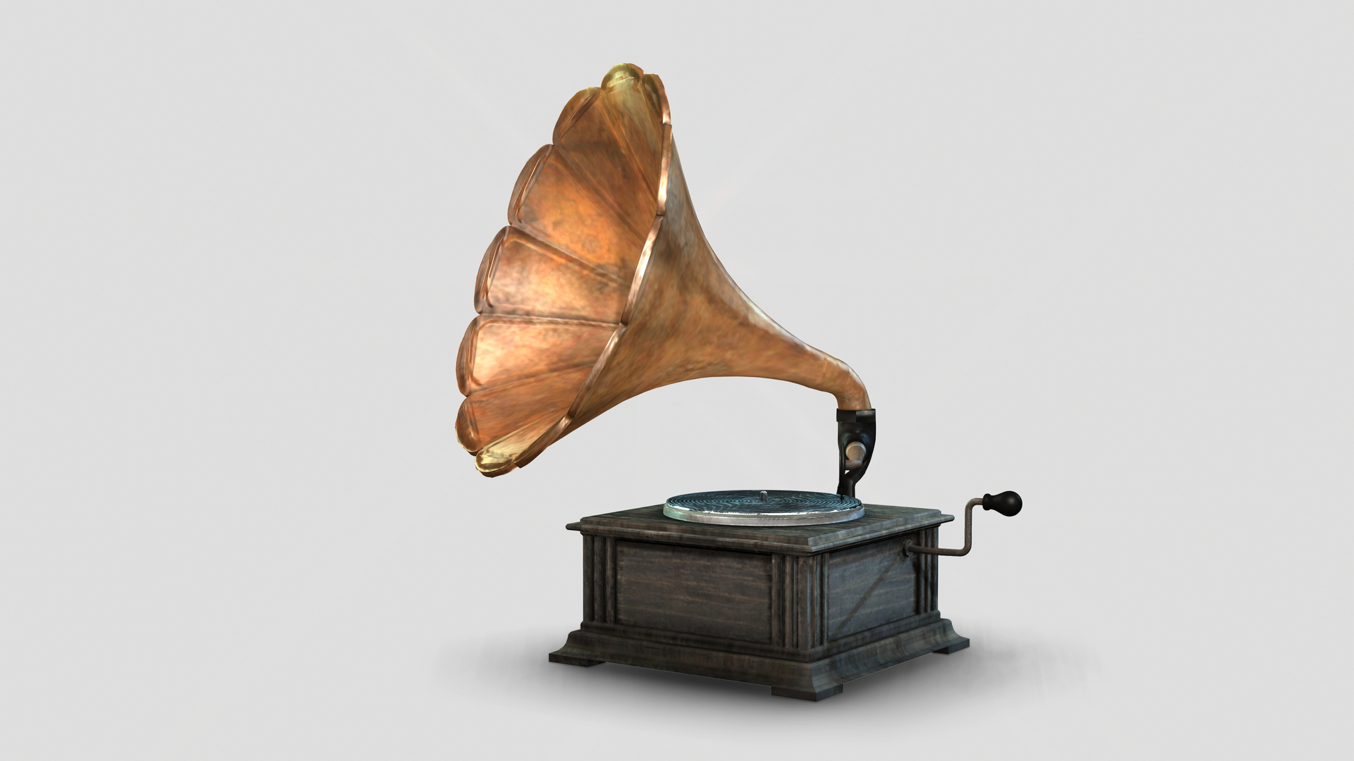 Antigo modelo de Gramofone 3D Modelo 3D - TurboSquid 1779146