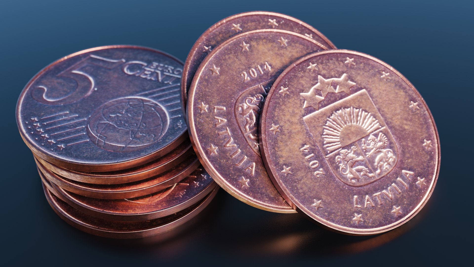 3D Euro Cent Coin Model - TurboSquid 2286833
