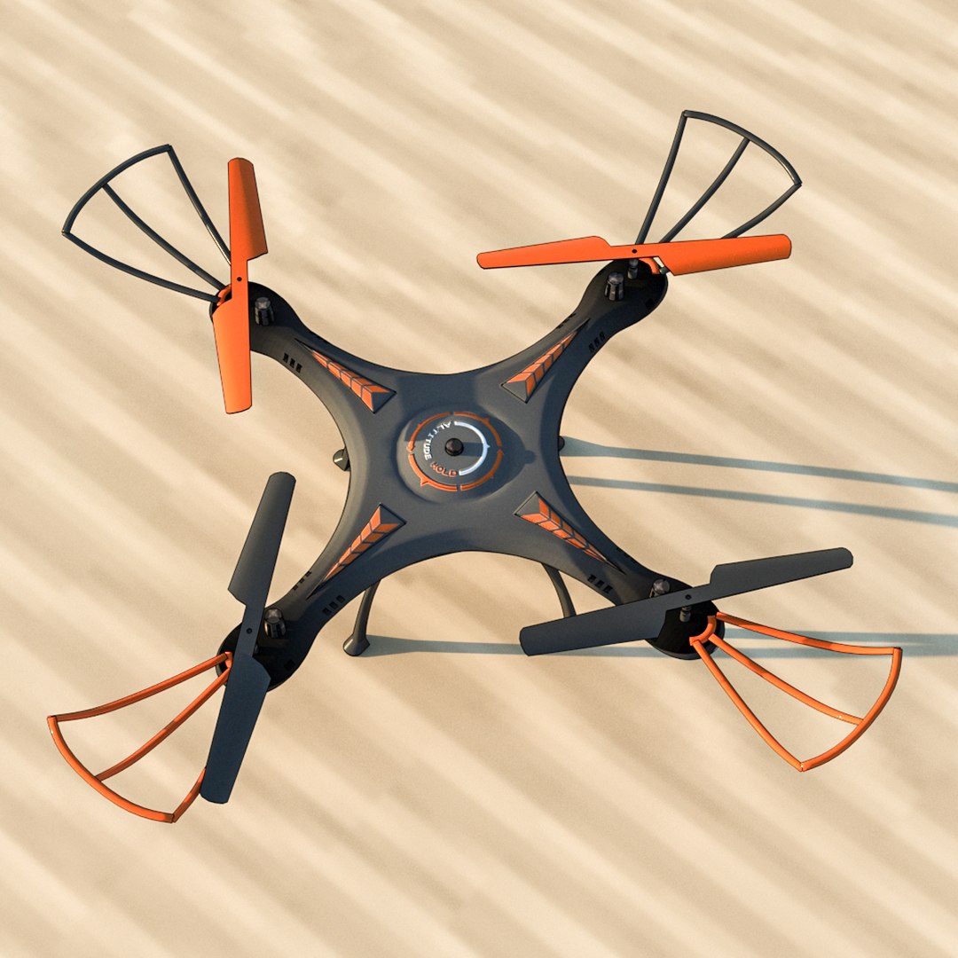 Free Drone 3D - TurboSquid 2232494