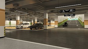 3D Underground Parking 06