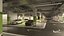 estacionamiento subterráneo nivel de parque coche vehículo multietapa edificio oscuro arquitectura ciudad piso urbano extintor manguera letrero interior