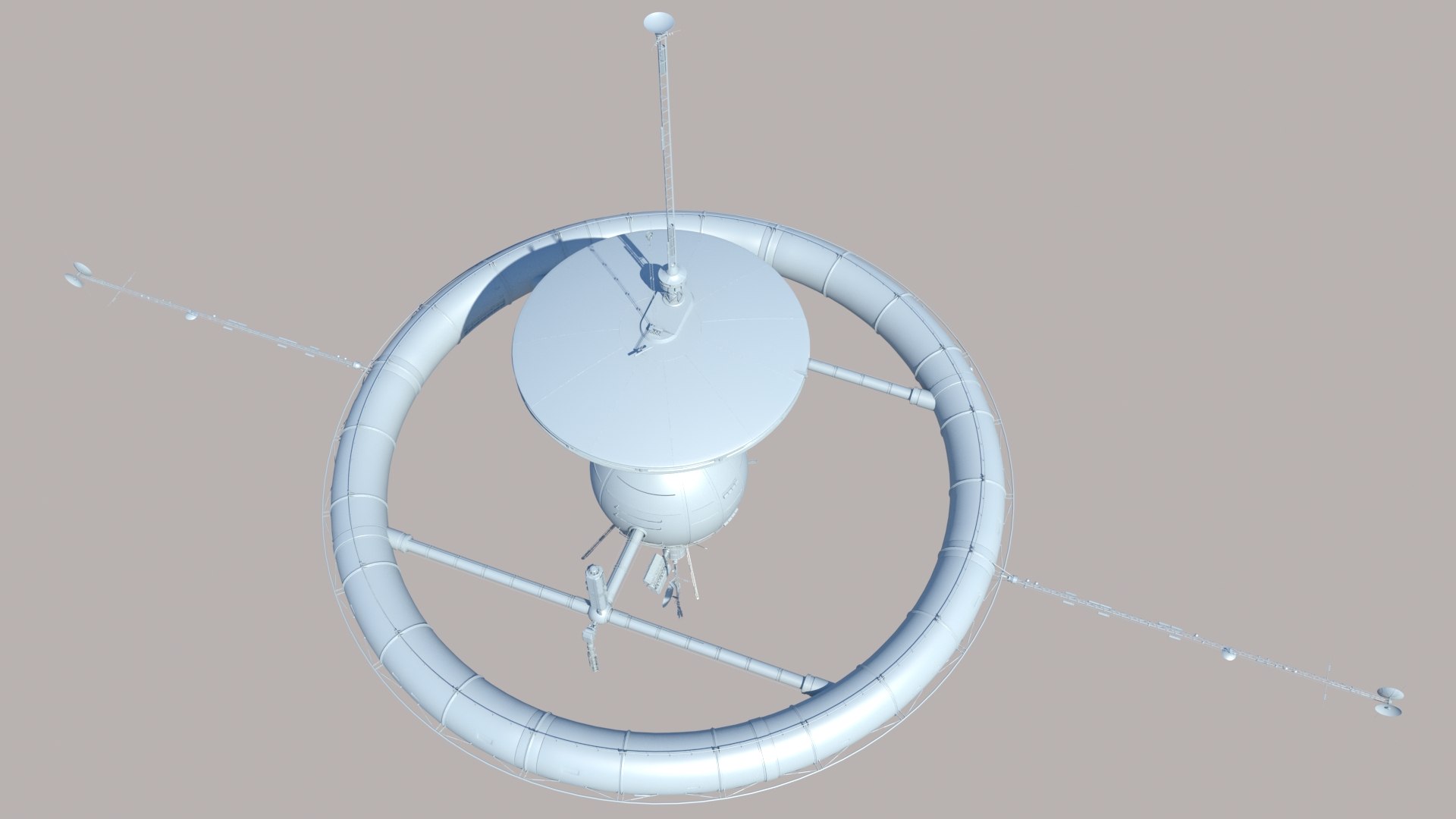 Sci Fi Space Station Model - TurboSquid 1594631