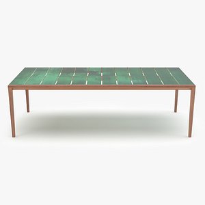 roda teka table 3d max