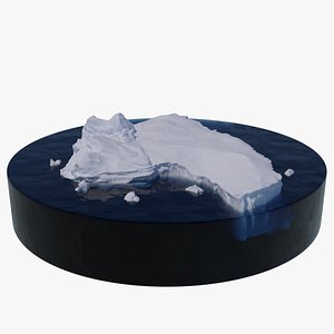 3D glacier09 model