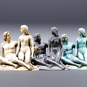 Greek sculpture model