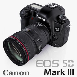 canon eos 5d mark iii 3d model
