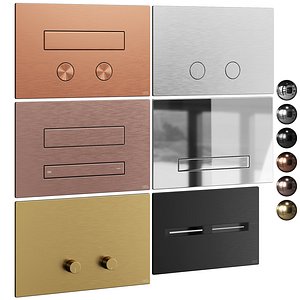 Flush buttons ceadesign 3D model