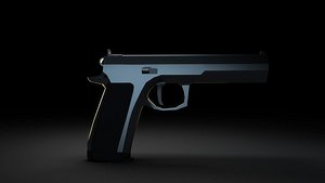3D model gun cz 75