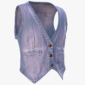 3D Man and Woman in Vest 69 model