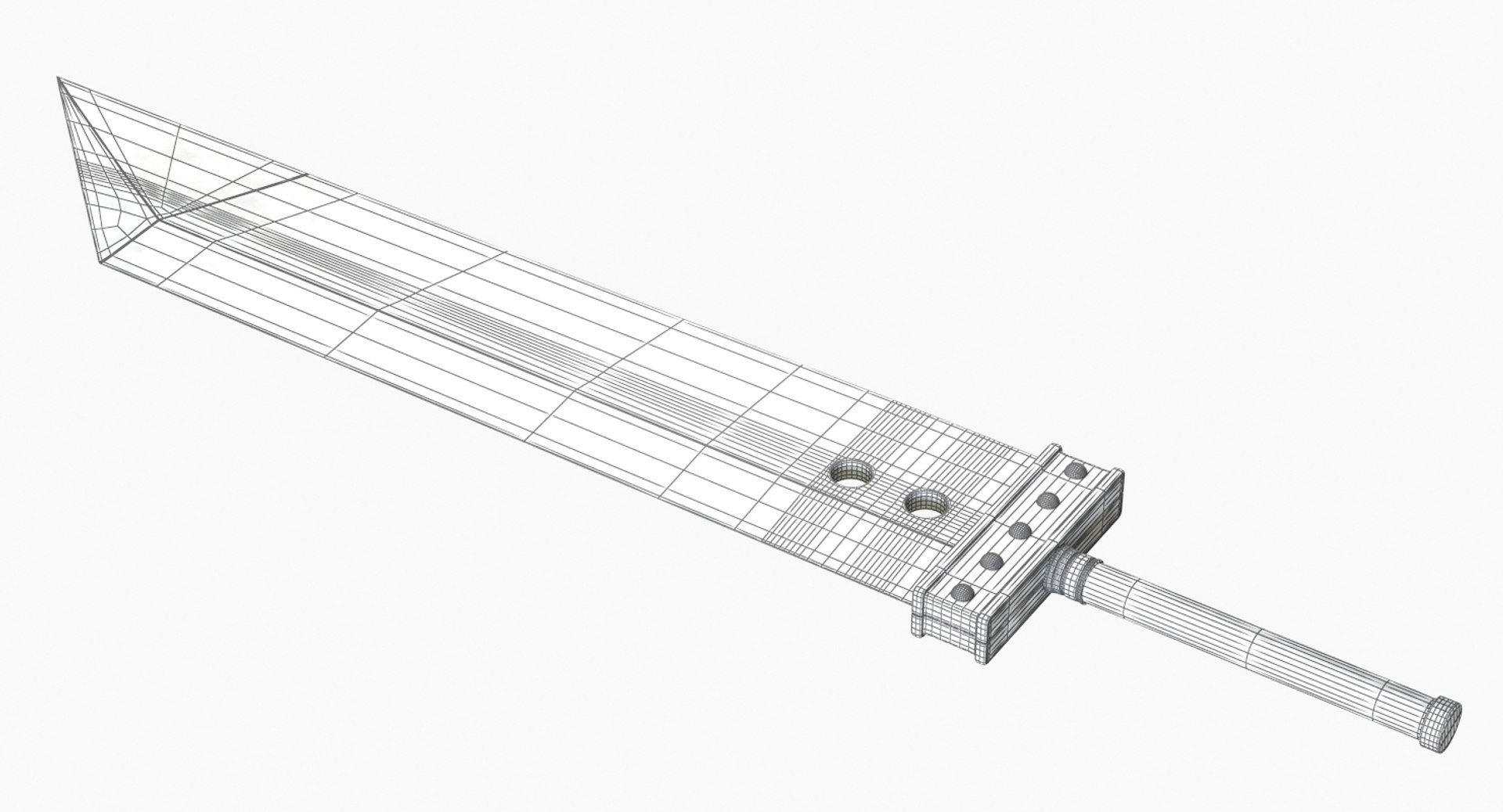 3D Buster Sword Model - TurboSquid 1231105