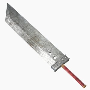 3D buster sword model