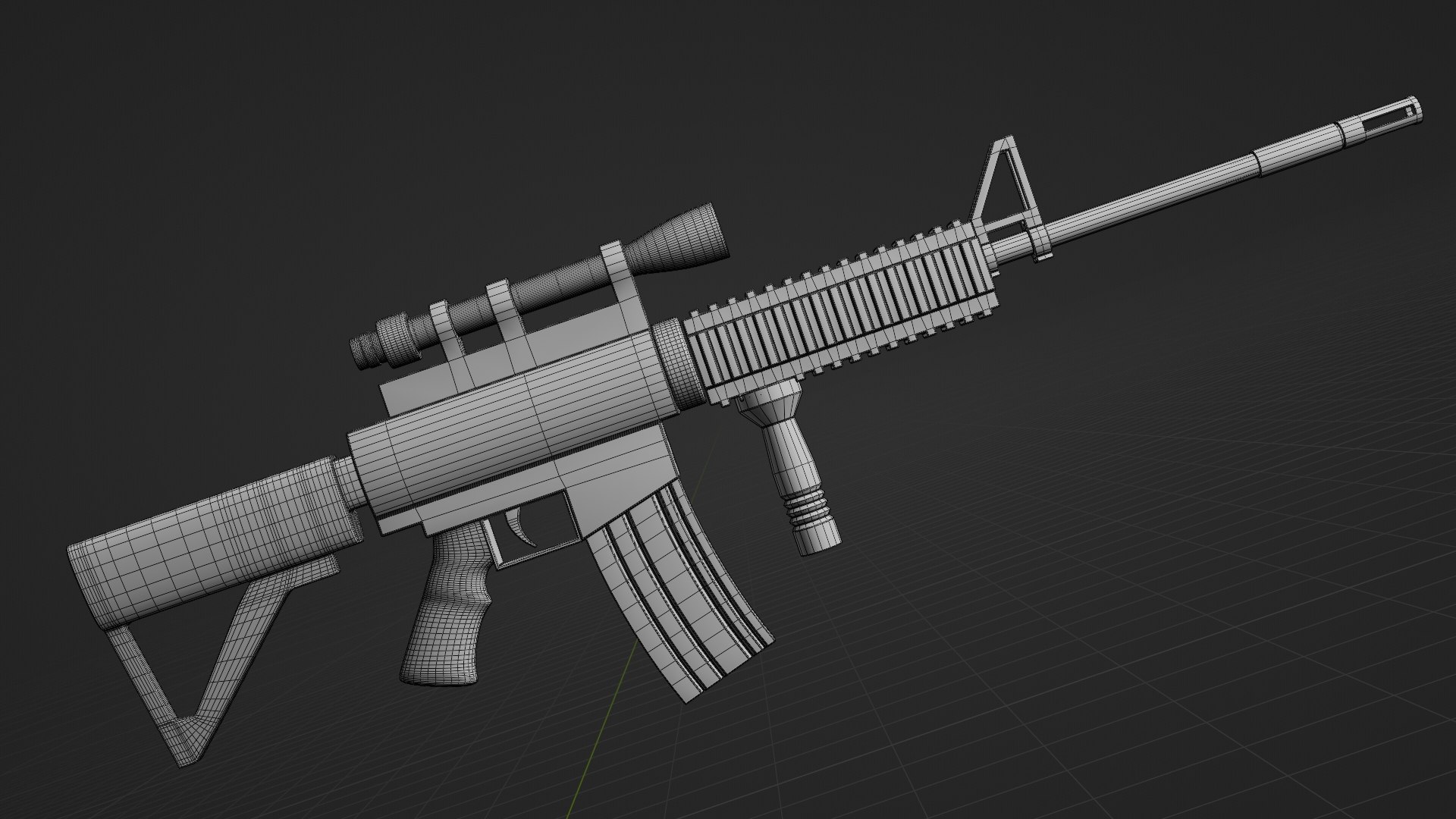 Simple Rifle Guns Collection 3D - TurboSquid 2275208