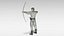 3D archer bow sword model