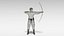 3D archer bow sword model