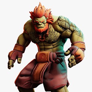 Stylized Fighter Character - QUIL