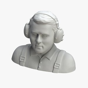 3D model RC Pilot Realistic Figure Airplane 3D Printable