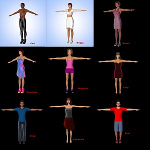 3d model characters male
