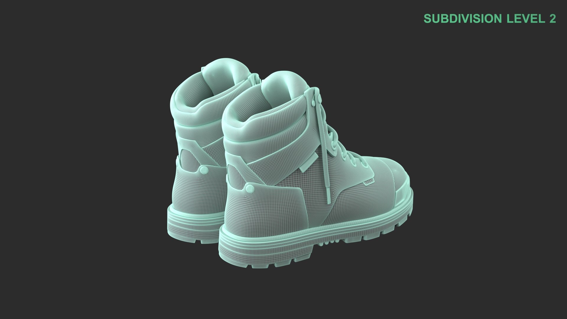 Work Boots 3D https://p.turbosquid.com/ts-thumb/1F/PBAYd7/Jn/wireframe_0003/jpg/1743535793/1920x1080/fit_q87/a7c844bb4b6ba93396caa778b0f96cdd54208af1/wireframe_0003.jpg