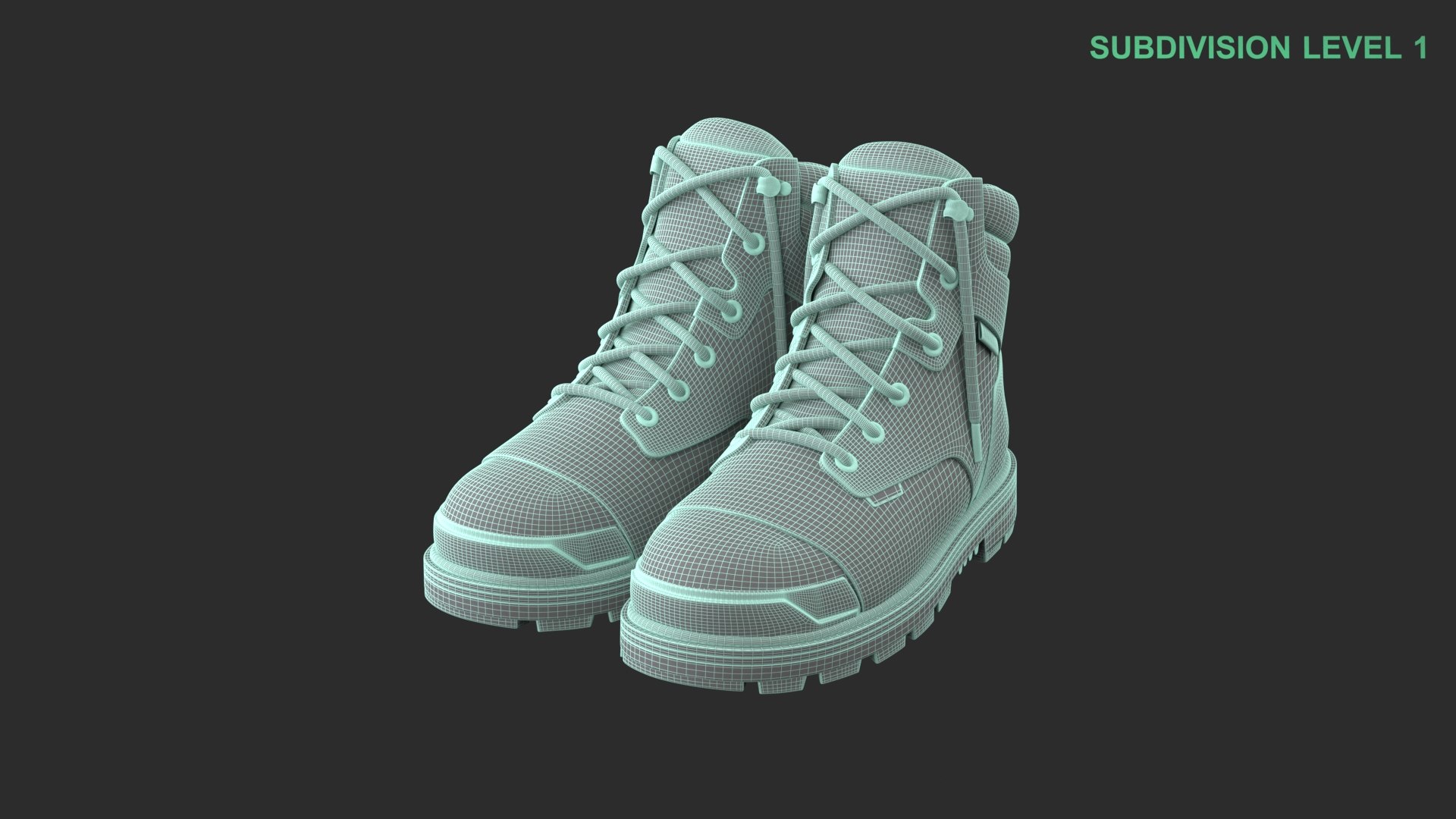 Work Boots 3D https://p.turbosquid.com/ts-thumb/1F/PBAYd7/Po/wireframe_0004/jpg/1743535794/1920x1080/fit_q87/35b1ffaa42432dbb056a22680bd21616e52fa855/wireframe_0004.jpg