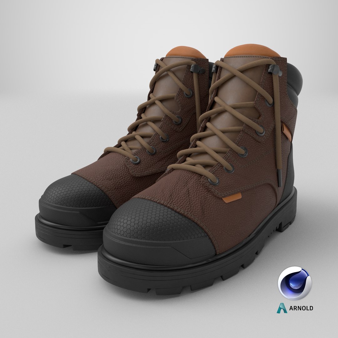 Work Boots 3D https://p.turbosquid.com/ts-thumb/1F/PBAYd7/o8/stemcell_cinema_4d_arnold_render/png/1743692727/1920x1080/fit_q87/5cd1b93a1d20c076b43024b77ebf426f449b5f92/stemcell_cinema_4d_arnold_render.jpg