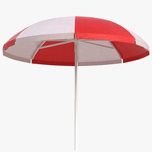 3D beach umbrella