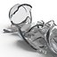 Broken Beer Bottle 3 3D Model
