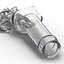 Broken Beer Bottle 3 3D Model