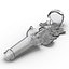 Broken Beer Bottle 3 3D Model